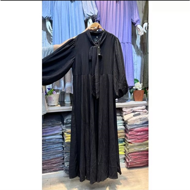 CASANDRA DRESS PREMIUM BAHAN POLO LINEN / Gamis Kondangan BAJU DEWASA MURAH TERBARU 2023 Busui Friendly