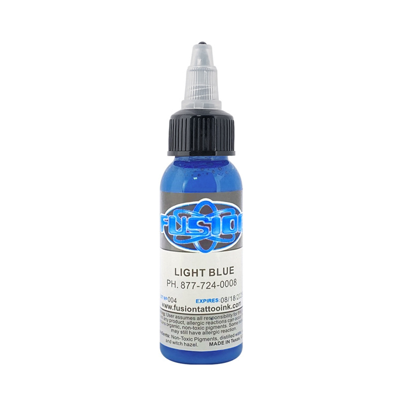 

Tinta Tattoo Fusion Light Blue 1oz 30ml / Botol