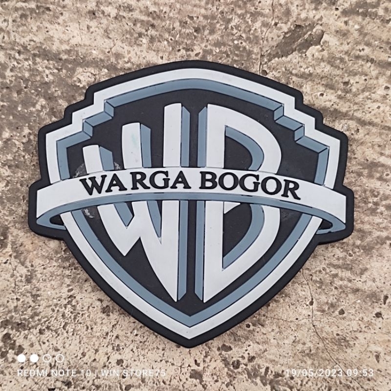 GROSIR  Fridge magnet / tempelan kulkas karet / rubber  " WARGA BOGOR "