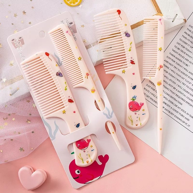 SISIR 2IN 1 HAIR COMB LUCU STRAWBERRY,DINO,UNICORN SISIR RAMBUT RT 81