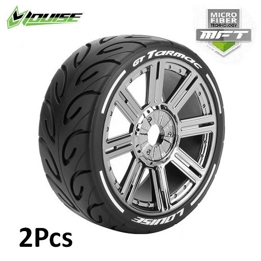 Louise GT-TARMAC MFT 1/8 TIRE 17MM Buggy Armma Typhon Mugen Ban Rc L-T3285SBC Louiserc Hobao