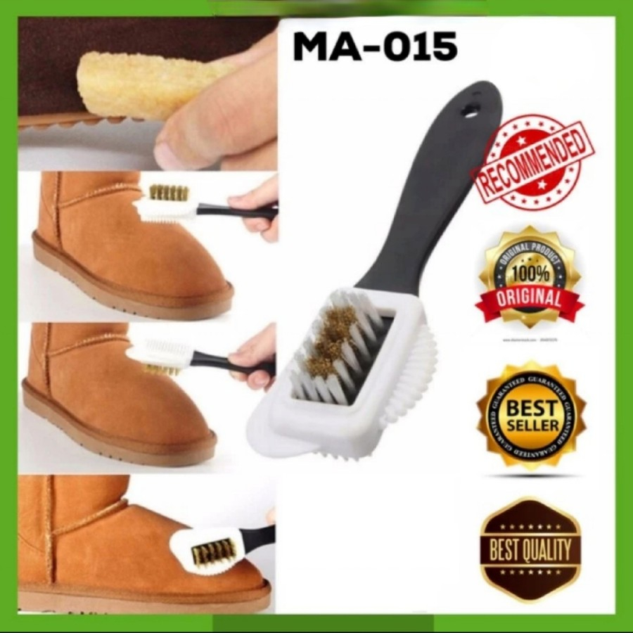 Sikat Sepatu Suede Nubuck Brush Premium Jas Tas Kulit Pembersih Noda A