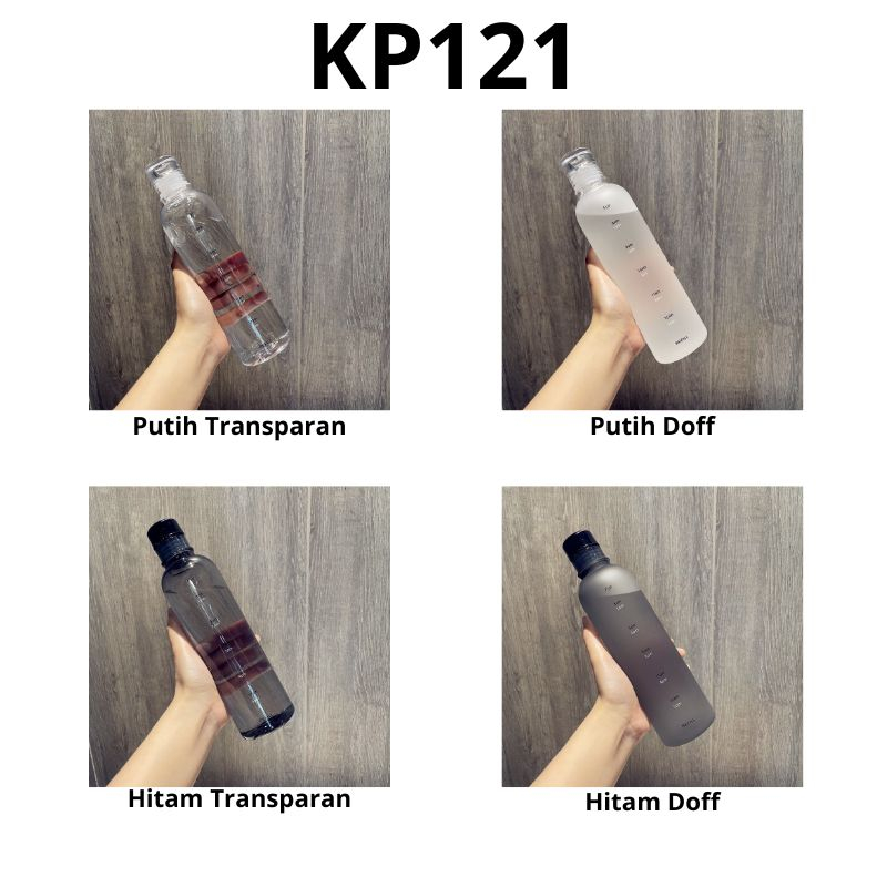 MIKADO - KP121 BOTOL MINUM AESTHETIC WATER BOTTLE TERMOS BOTOL BENING ESTETIK BOTOL MINUMAN PLASTIK BERKUALITAS PREMIUM