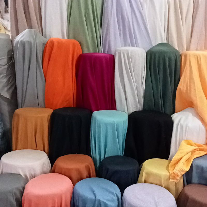 ¹/² meter kain linen polos/kain katun linen/bahan katun linen/kain linen premium