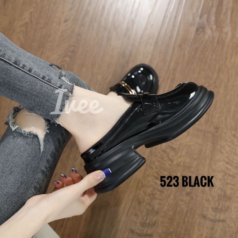 CHUNKY LOAFERS IVEE SHOES KOREA BEAUTYFLY #523