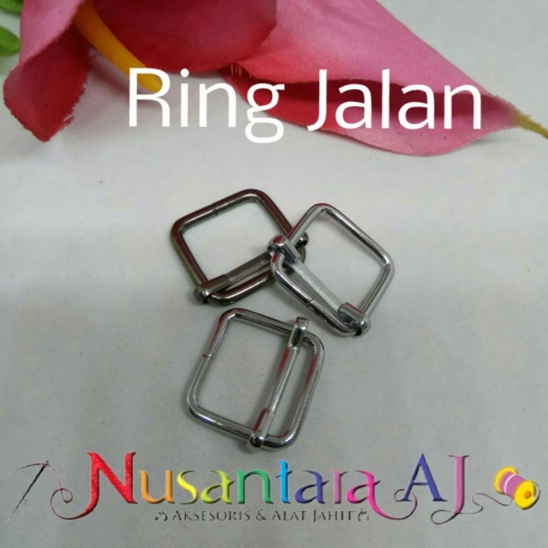 Ring Kotak Geser / Ring Jalan 2cm /2.5cm per pcs