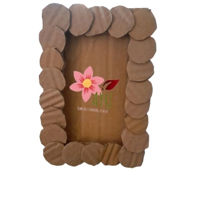 

prakarya Frame kardus Bingkai kardus Pigura kardus koin