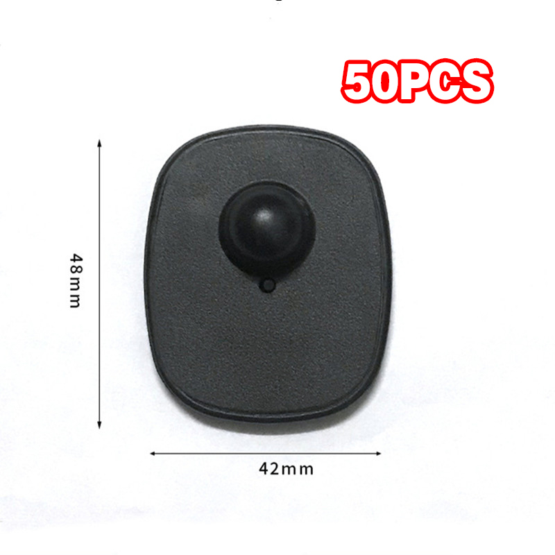 【50 PCS】Sensor Baju Anti Pencurian Tag RF/Sensor Magnet Baju Tag RF 8.2 Mhz