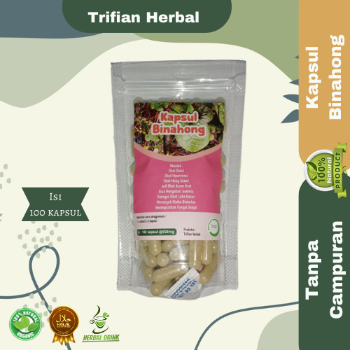 Kapsul Ekstrak Binahong  (isi 100) Trifian Herbal