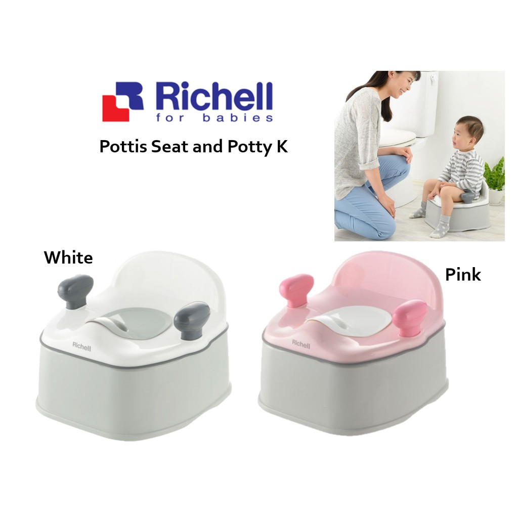 Richell Pottis Step and Potty K Toilet Training Dudukan Toilet Pispot Anak