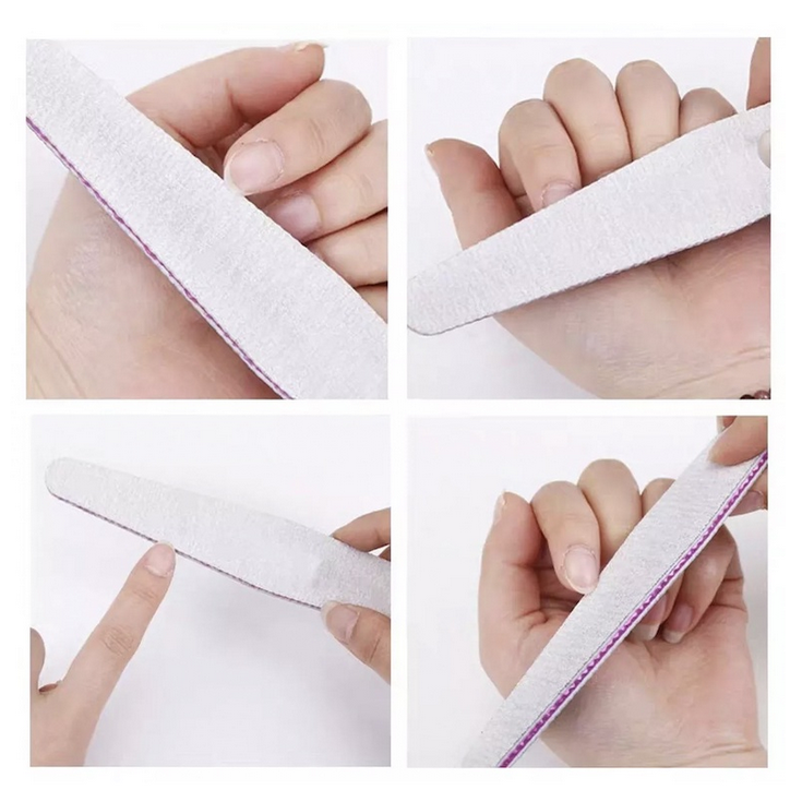 A394-A395 ALAT KIKIR KUKU buffer sand sanding nail file diamond 100/180 grit pengasah meni pedi manicure pedicure alat mesin perawatan tangan kaki salon kecantikan