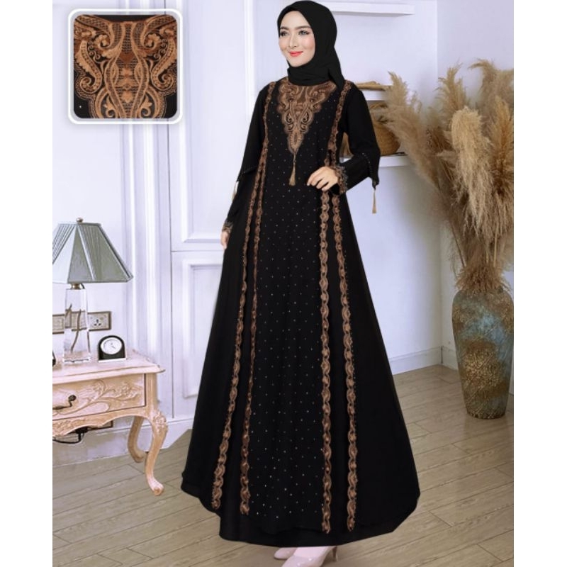 GAMIS ABAYA TURKEY PREMIUM RENDA DADA