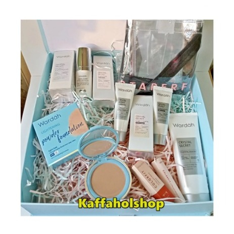 Paket Make Up Seserahan Wardah 6 Produk Skincare Makeup