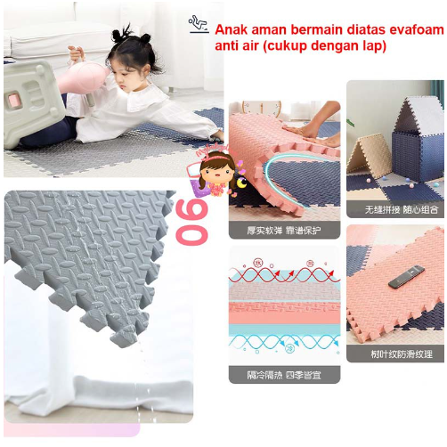 Karpet Anak Playmat /lantai Evafoam Tebal/karpet puzzle anak