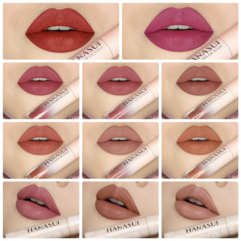 Hanasui Mattedorable Lip Cream