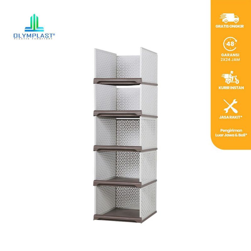 RAK SUSUN MINIMALIS RAK BUKU SUSUN RAK SERBAGUNA RAK BAJU ELEGAN RFO 5