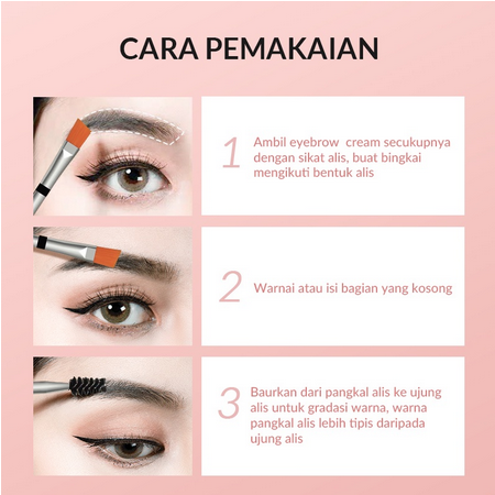 BIOAQUA x COLORKEY Eyebrow Gel Make Up / Eyebrow Pomade