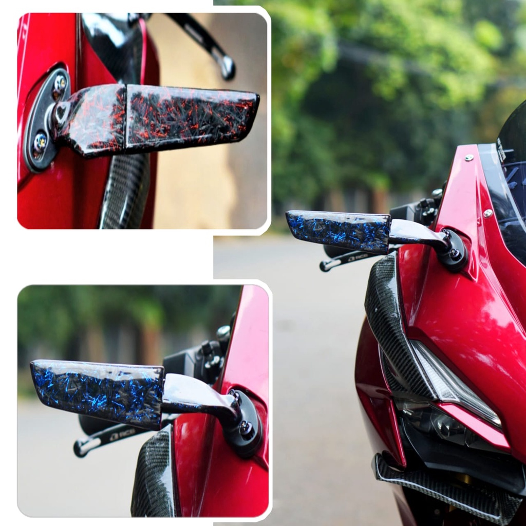 Spion Winglet Carbon Gsx 150 R S CBR k45 250 RR Spon K46 Kevlar One SS