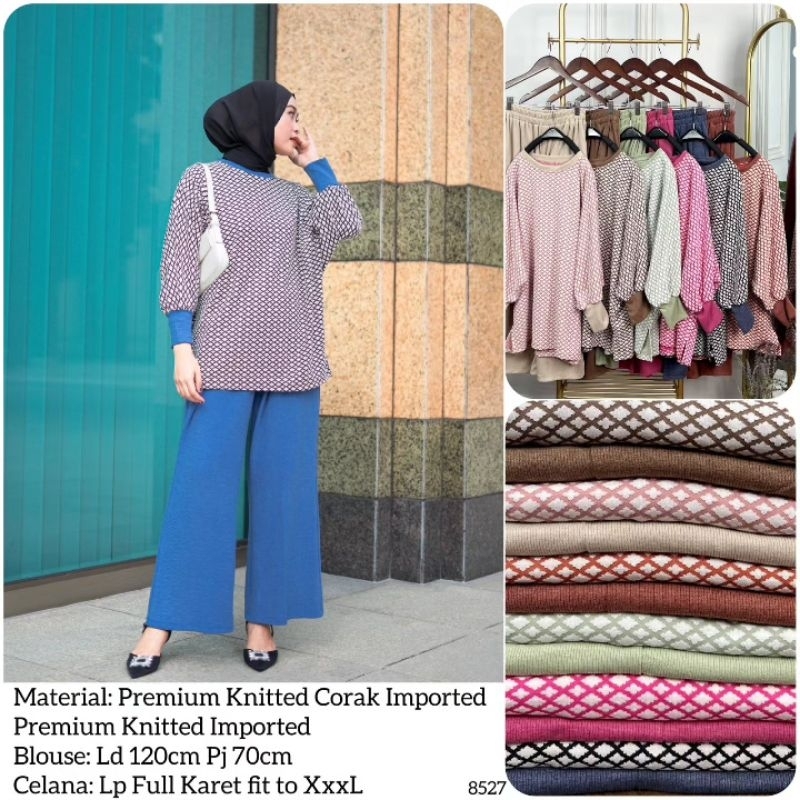 Alea Set Knit - Setelan Wanita Jumbo Bahan Rajut Premium