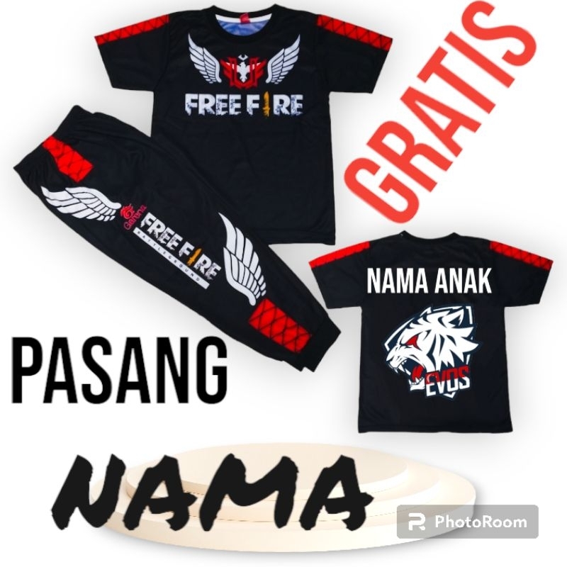 SETELAN BAJU BNL /SETELAN BAJU MOTOR CROSS# BAJU GAMER ANAK ANAK FF,