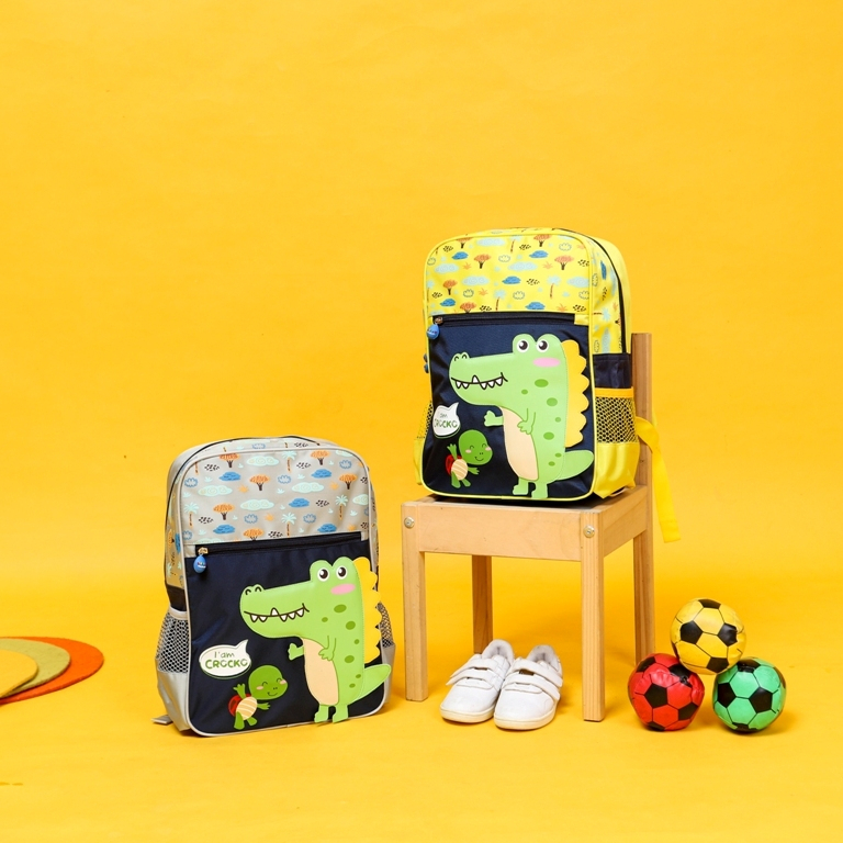 Tas Ransel Backpack Sekolah Anak Little V Original I'am Crocko