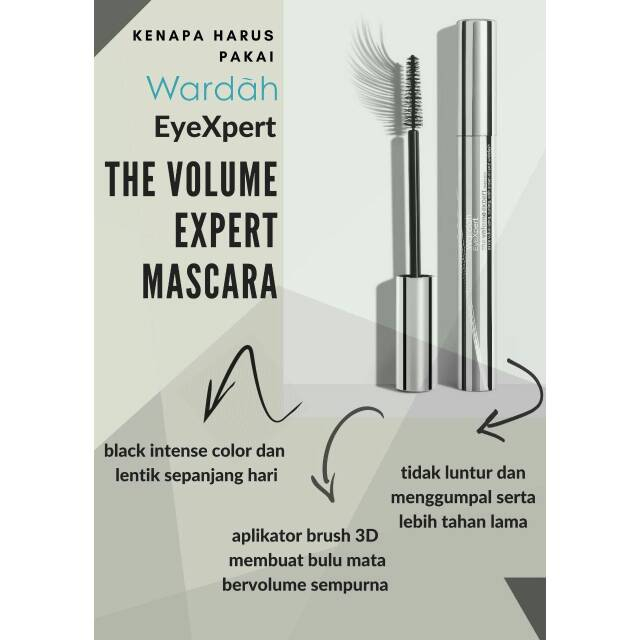 Wardah EyeXpert The Volume Expert Mascara - Black