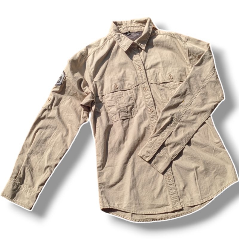 KEMEJA EIGER BLACK BORNEO