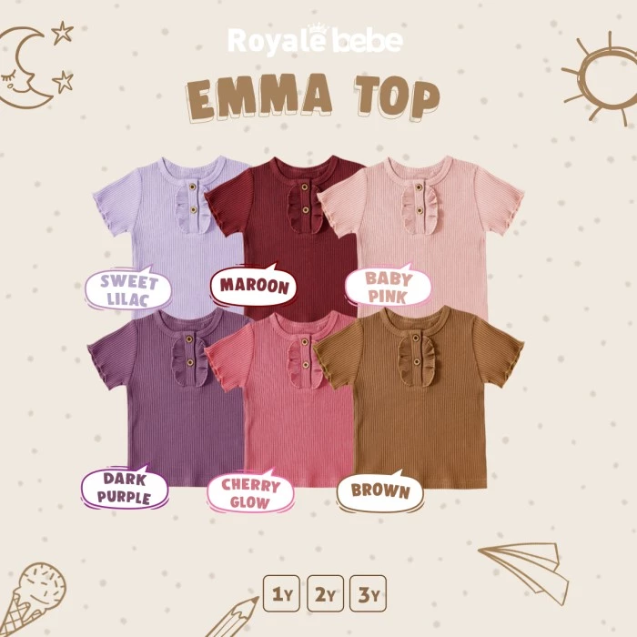 Royale Bebe - Emma Top - Baju Atasan Anak