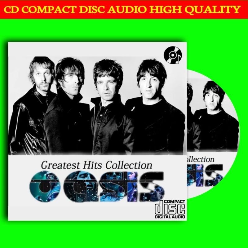 KASET CD LAGU OASIS BEST HITS - KASET LAGU POP BARAT - KASET CD LAGU MUSIK BARAT