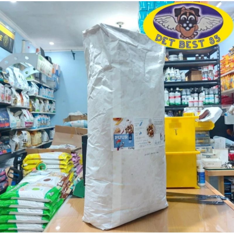 Puur Parrot Macaw 15Kg Makanan Burung Macaw