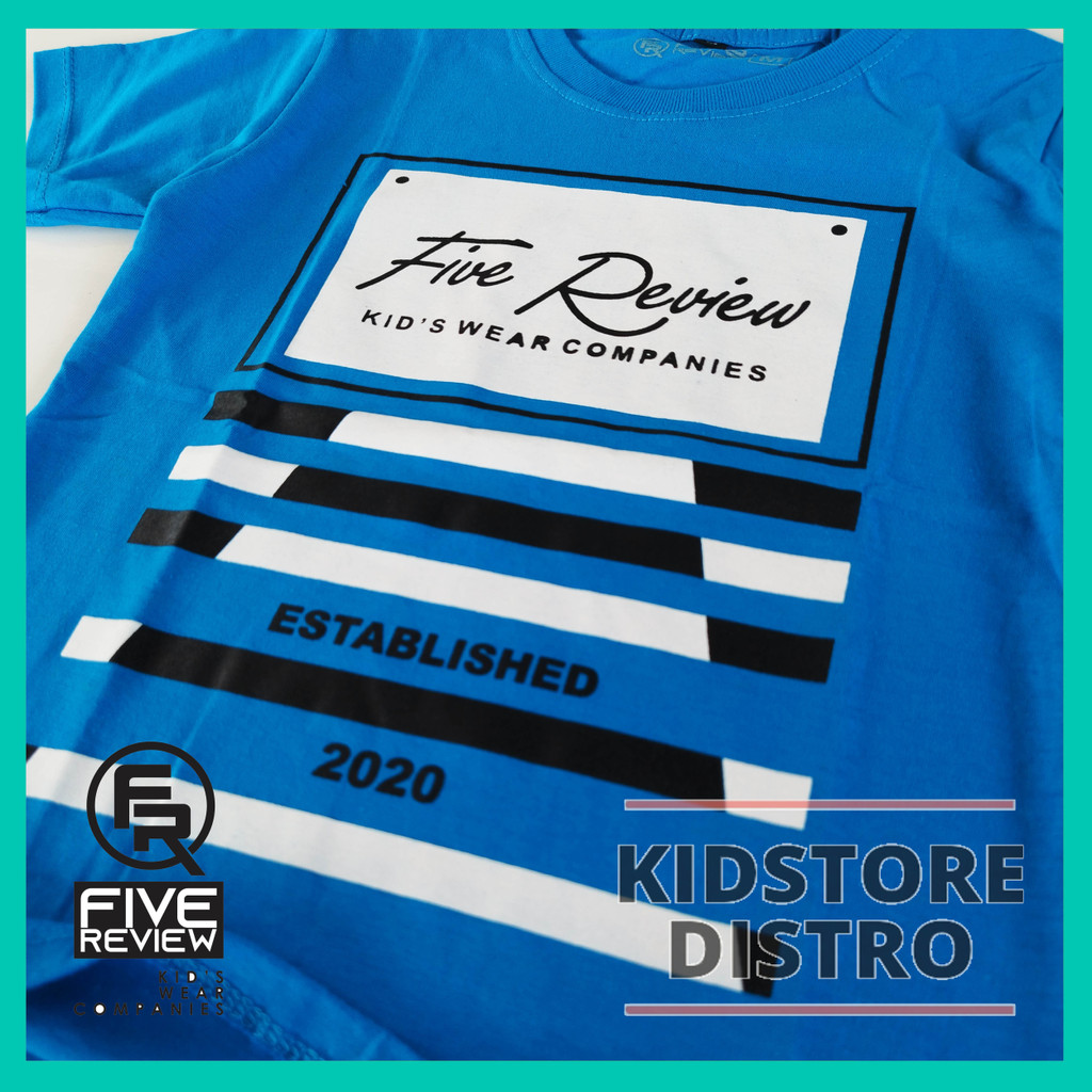 Kaos Anak Distro Goverti Terbaru Cotton Carded Soft / Baju Anak Harian Keren / Kaos Oblong Anak Laki-laki dan Perempuan