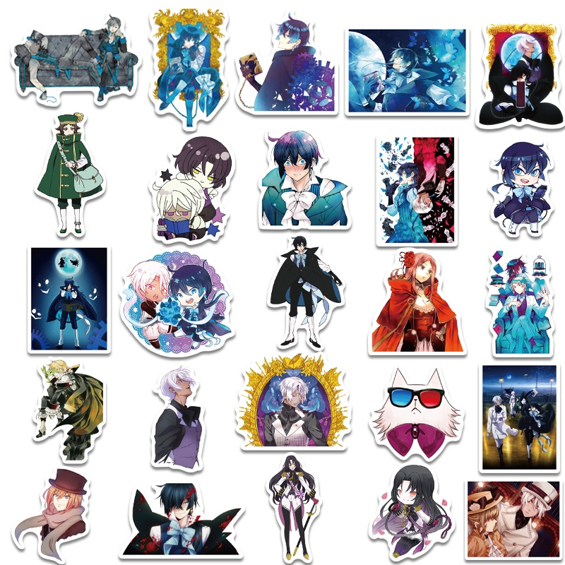 VN001 – Sticker Stiker The Case Study of Vanitas no Carte Anime Jepang