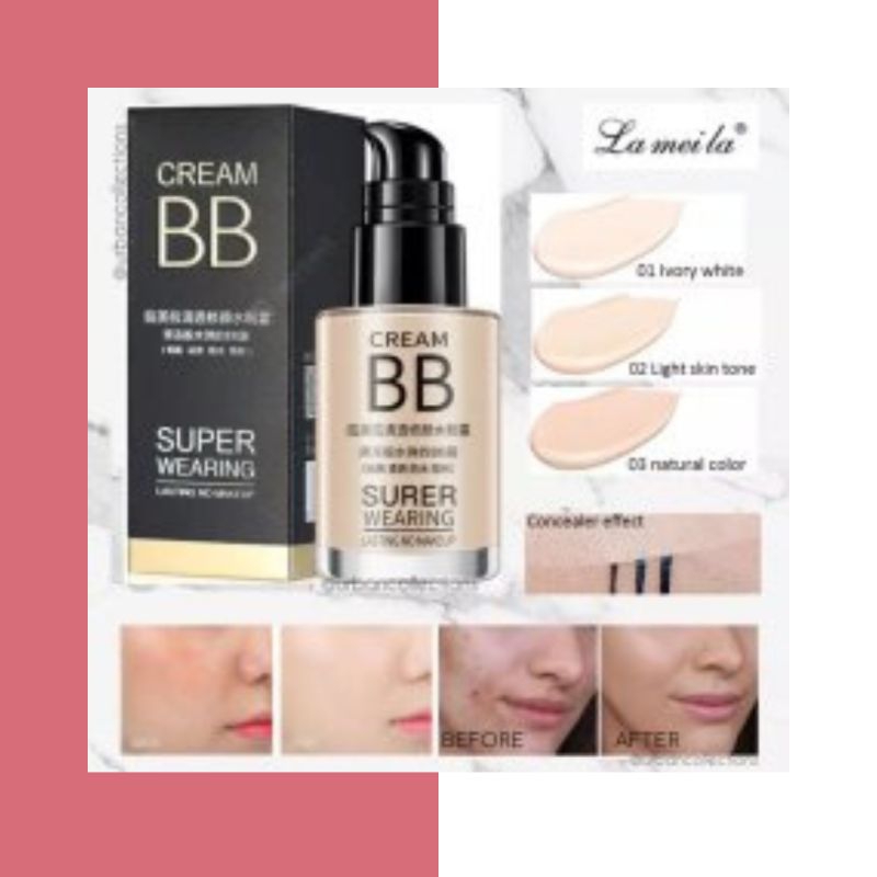 LAMEILA 1001 BB Cream Korean Makeup Face Base 2 Moisturizing