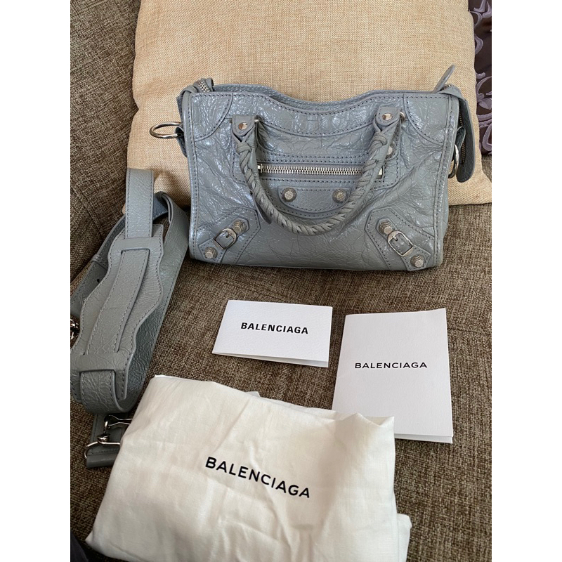 balenciaga giant 12 gray mini city