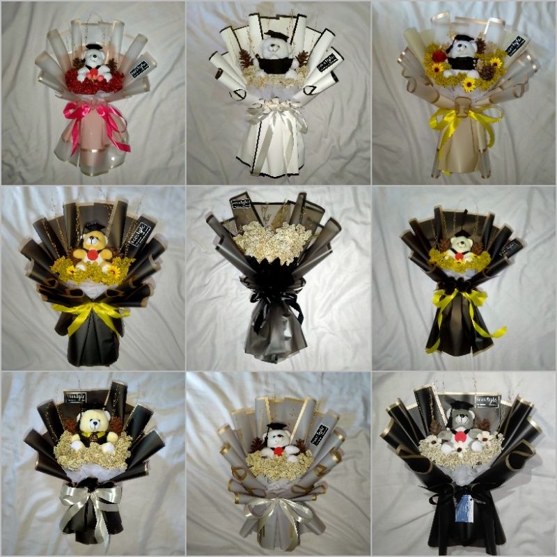 

BUKET BONEKA WISUDA BOUQUET SLEMAN JOGJA MURAH - size L
