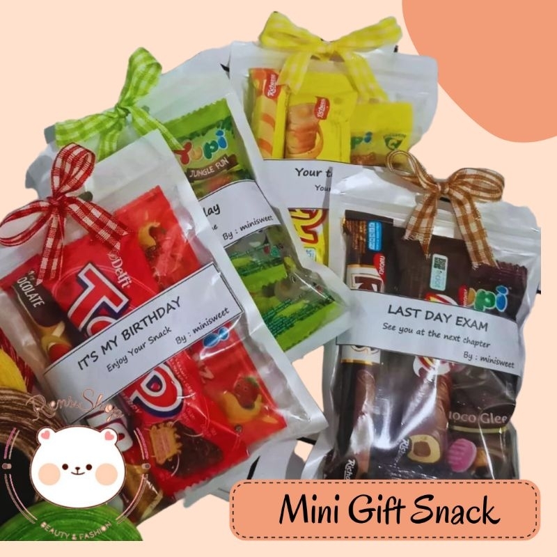 Ready - Mini Gift Snack / Mini Gift / Hampers Snack / Snack Ultah / Freebie Snack