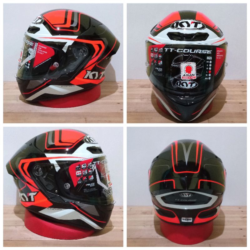 Kyt tt course overtech black orange