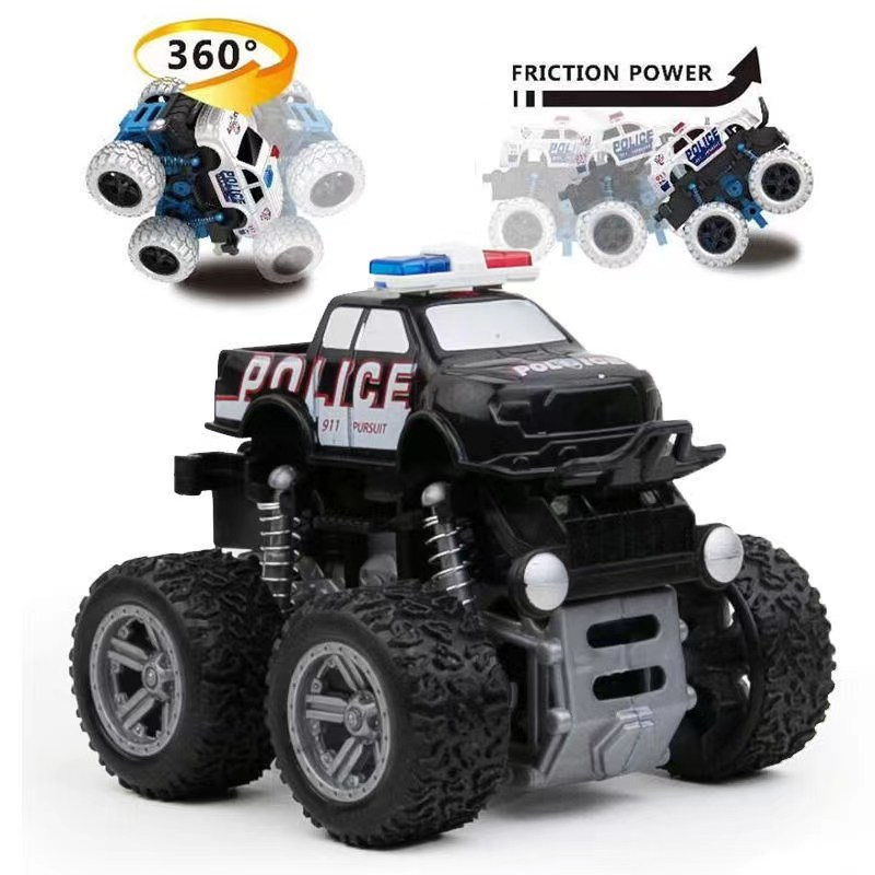 Mainan Anak Mobil Monster Zap / Mobil Offroad 4 Drive Tanpa Batrai / Mobil Jeep Police