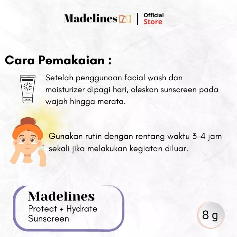 Madelines sunscreen brightening booster with DNA salmon 35ml