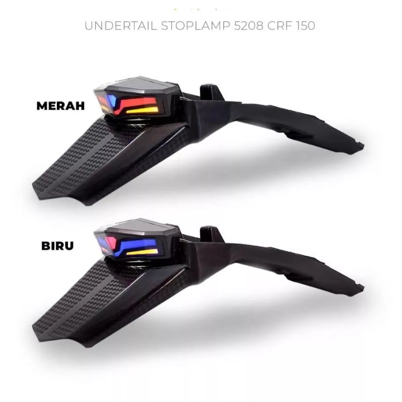 stoplamp belakang crf 150 / lampu stop belakang crf 150 3 in 1 / undertail crf 150 plus lampu / lamp