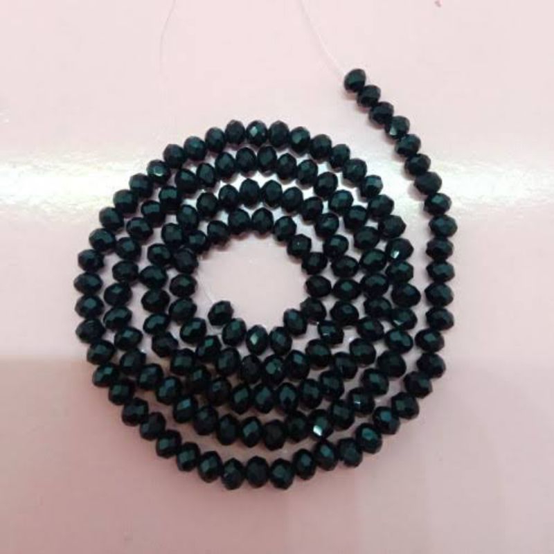 Gelang manik manik kristal ceko 6/8mm/68-90BUTIR