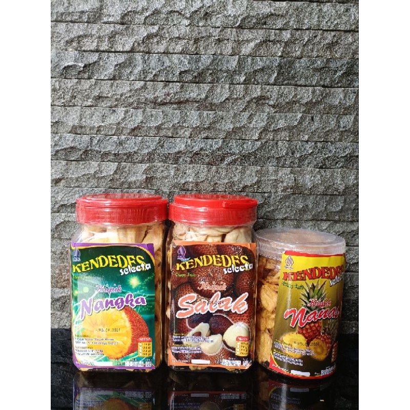 

PAKET KERIPIK TOPLES Nangka 300, Nanas, Salak 300gr