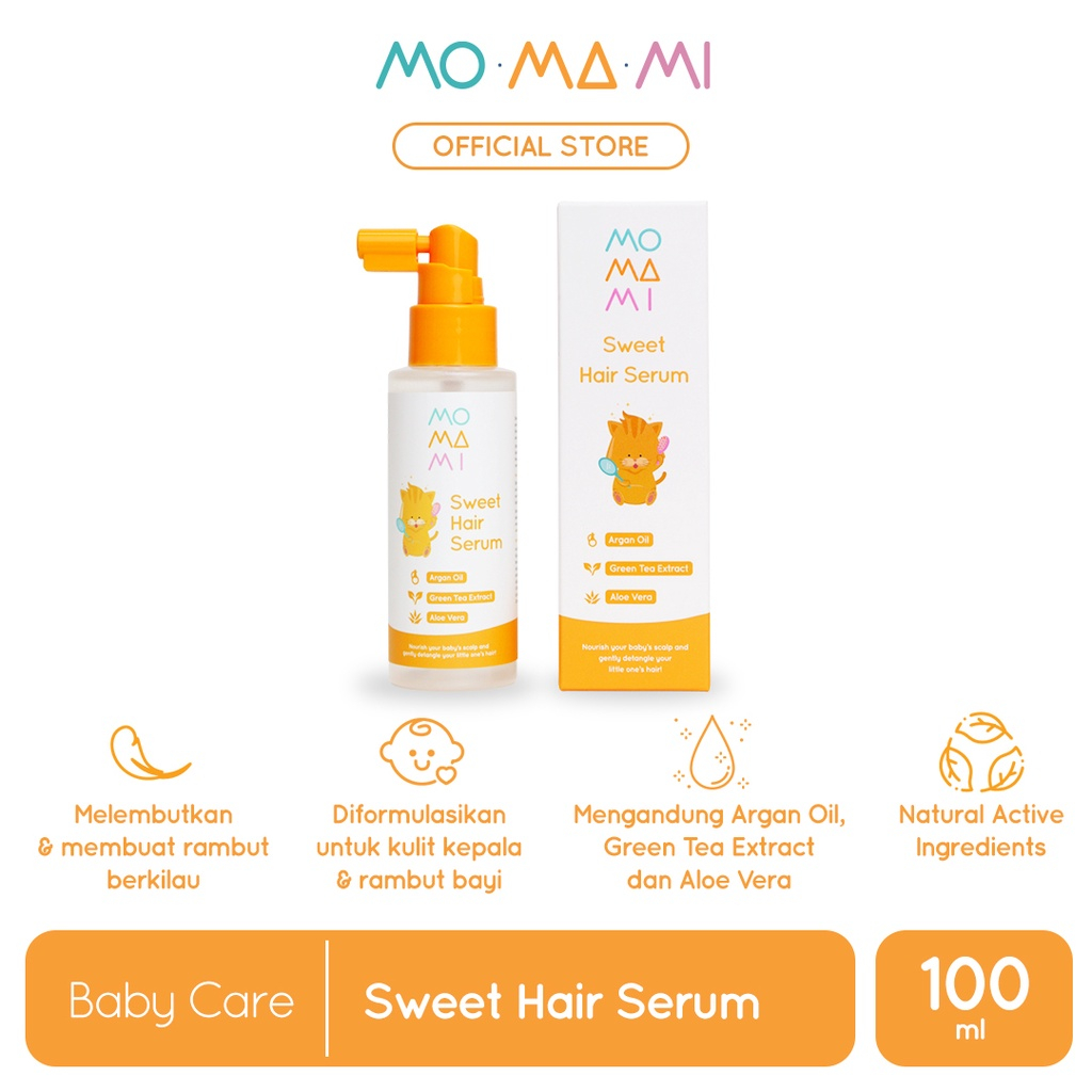 Momami Sweet Hair Serum 100 ml Serum Rambut Anak