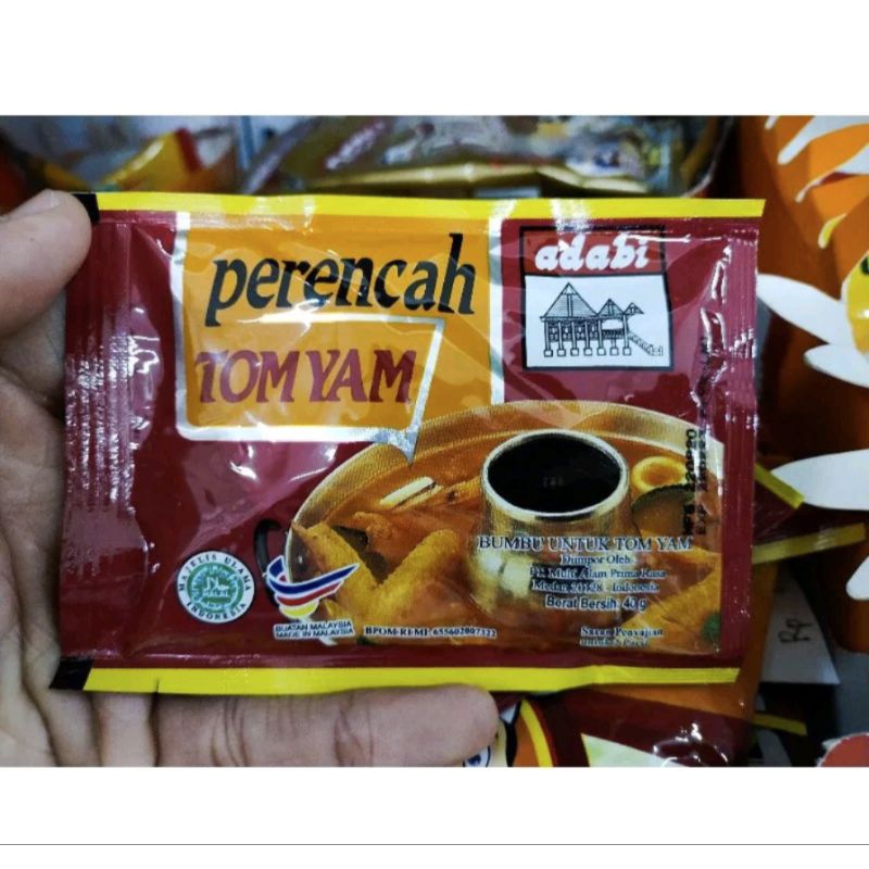 

Adabi perencah tom yam 40gr - bumbu untuk tom yam tomyam