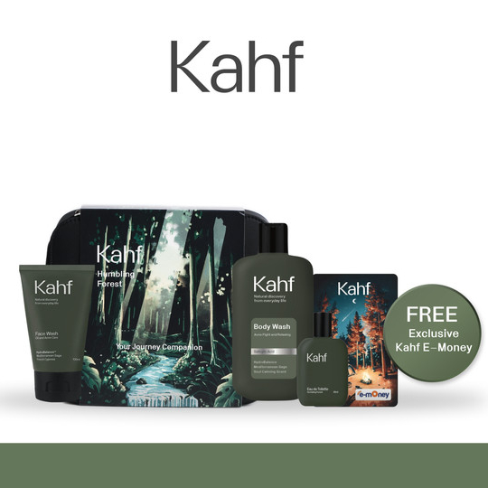 kahf humbling forest essential package I Face Wash I Body Wash I EDT