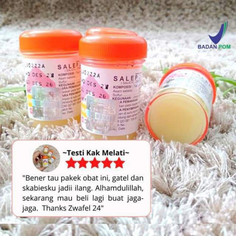 Salep 24 Original BPOM Salep Gatal Panu Kudis Kurap