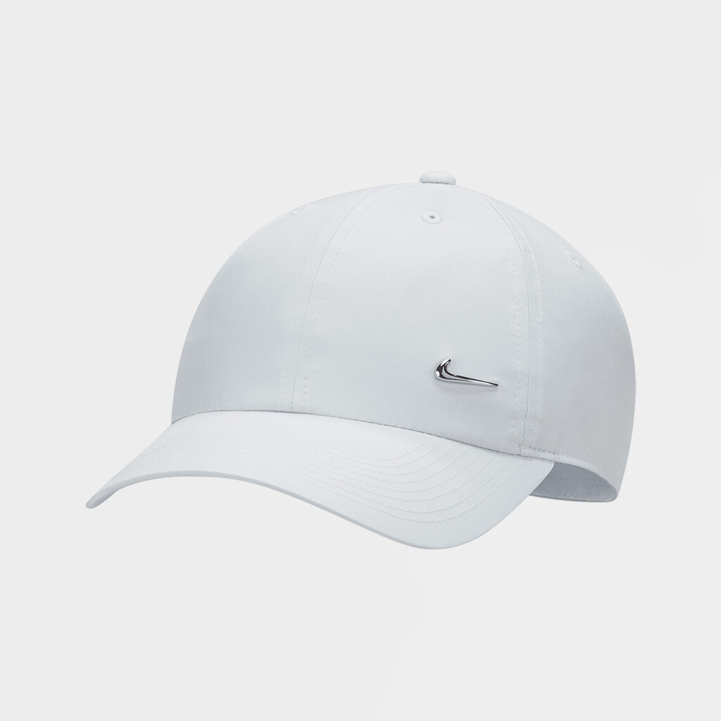 Original Topi Nike H86 Metal Swoosh Cap 943092-043 Pure Platinum