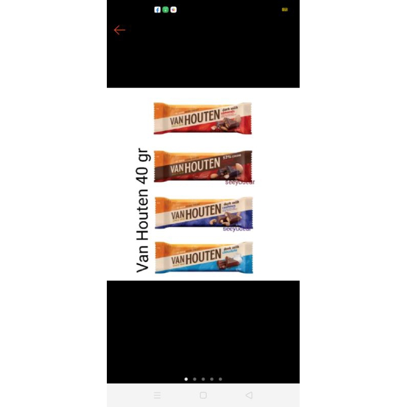 

coklat Vanhouten 40gr