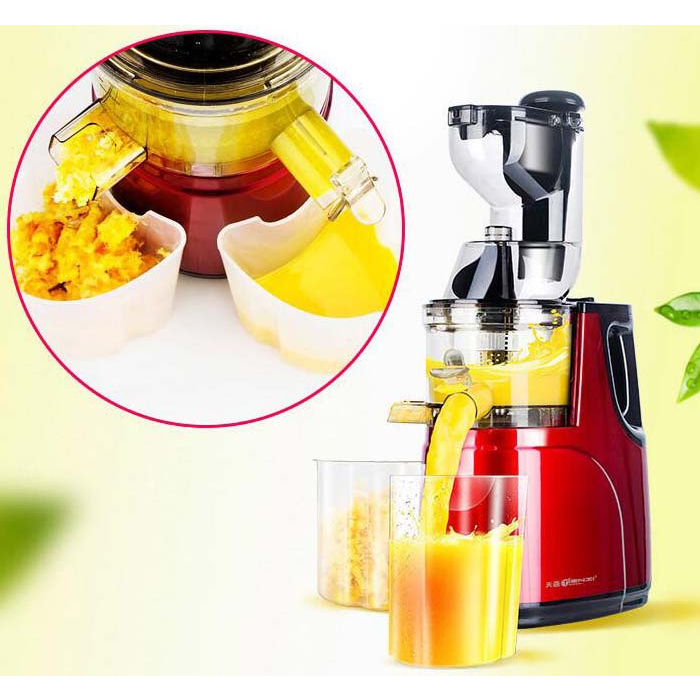 [Garansi 12 bulan] X2000 SLOW JUICER 99% Fresh Fruit Juice, Blender Jus Pemisah Ampas, Juicer Serbaguna Tanpa Ampas