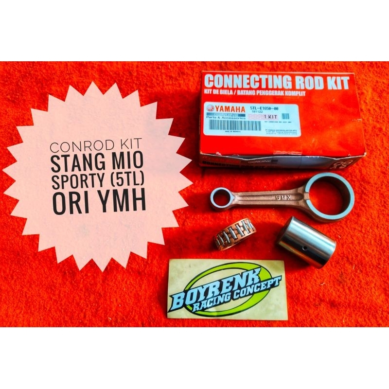 STANG SEHER / CONROD KIT ORIGINAL YAMAHA MIO KODE 5TL-E1650-00BOYRENKRACING